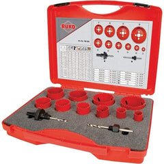 Rothenberger - Hole Saw Kits Minimum Saw Diameter (Inch): 3/4 Maximum Saw Diameter (Inch): 2-1/2 - Exact Tool & Supply
