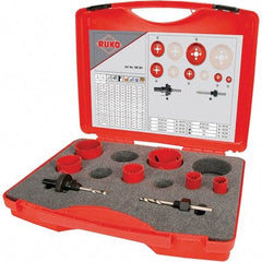 Rothenberger - Hole Saw Kits Minimum Saw Diameter (Inch): 3/4 Maximum Saw Diameter (Inch): 2-1/2 - Exact Tool & Supply