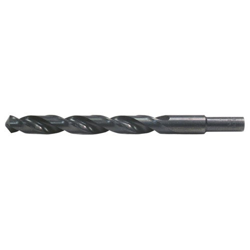 15/32 RHS / RHC HSS 135 Degree Split Point Heavy Duty Jobber Length Drill - Steam Oxide - Exact Tool & Supply