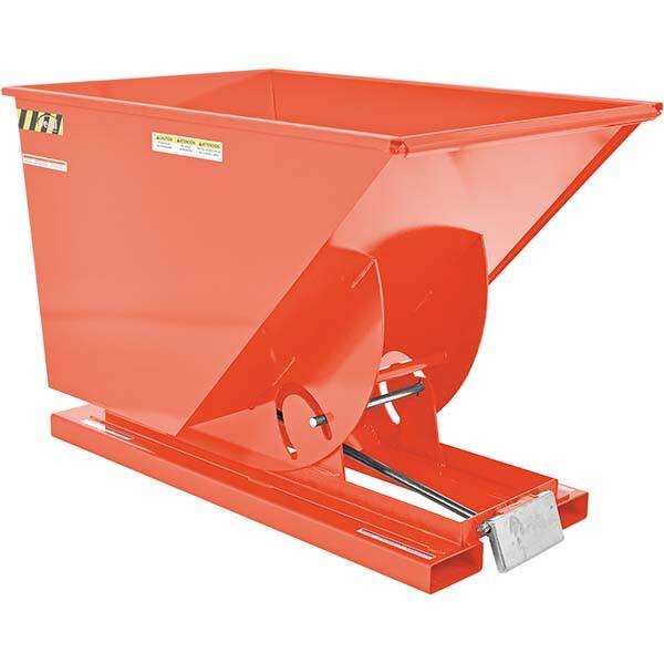Vestil - Hoppers & Basket Trucks Additional Information: Complies w/OSHA General Industry Rule 29 CFR 1910.178(m)(5)(iii) - allows operator to remain at controls of truck throughout the dumping process - Exact Tool & Supply