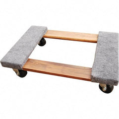 Vestil - 900 Lb Capacity Hardwood/Carpet Dolly - 24" Long x 16" Wide - Exact Tool & Supply