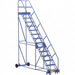 Vestil - 176" High 350 Lb Capacity 14 Step Ladder - Exact Tool & Supply