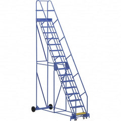Vestil - 196" High 350 Lb Capacity 16 Step Ladder - Exact Tool & Supply