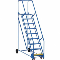 Vestil - 120" High 350 Lb Capacity 9 Step Ladder - Exact Tool & Supply