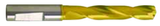 10.5mm Dia. - Carbide HP 5xD Drill-140° Point-Coolant-TiN - Exact Tool & Supply