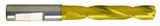 1/2 Dia. - Carbide HP 5xD Drill-140° Point-Coolant-TiN - Exact Tool & Supply