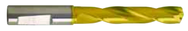 W Dia. - Carbide HP 5xD Drill-140° Point-Coolant-TiN - Exact Tool & Supply