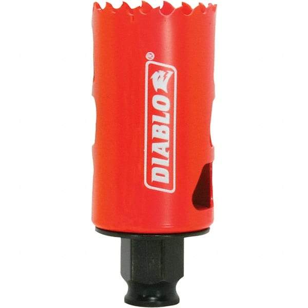 Freud - 1-1/2" Diam, 2-3/8" Cutting Depth, Hole Saw - Bi-Metal Saw, Toothed Edge - Exact Tool & Supply