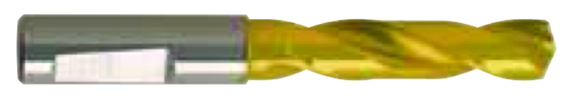 9/32 (K) Dia. - Carbide HP 3XD Drill-140Â° Point-TiN - Exact Tool & Supply