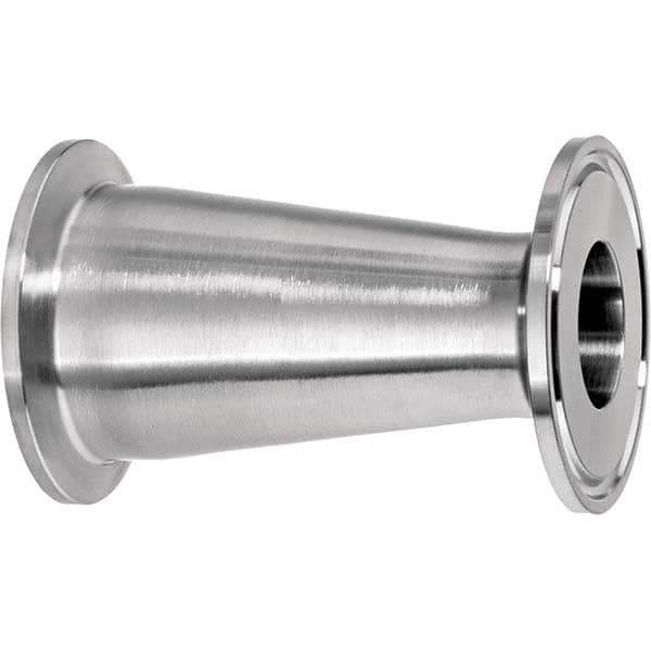 Value Collection - Sanitary Stainless Steel Pipe Fittings Type: Straight Reducer Style: Quick-Clamp - Exact Tool & Supply
