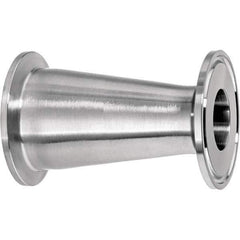 Value Collection - Sanitary Stainless Steel Pipe Fittings Type: Straight Reducer Style: Quick-Clamp - Exact Tool & Supply
