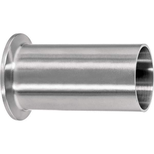 Value Collection - Sanitary Stainless Steel Pipe Fittings Type: Long Ferrule Style: Quick-Clamp to Butt Weld - Exact Tool & Supply
