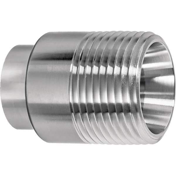 Value Collection - Sanitary Stainless Steel Pipe Fittings Type: Male Straight Style: Butt Weld - Exact Tool & Supply