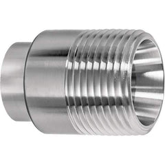 Value Collection - Sanitary Stainless Steel Pipe Fittings Type: Male Straight Style: Butt Weld - Exact Tool & Supply