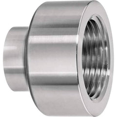 Value Collection - Sanitary Stainless Steel Pipe Fittings Type: Female Straight Style: Butt Weld - Exact Tool & Supply