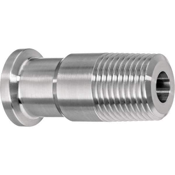 Value Collection - Sanitary Stainless Steel Pipe Fittings Type: Male Straight Style: Quick-Clamp - Exact Tool & Supply