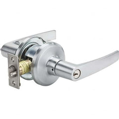 Stanley - Classroom Lever Lockset for 1-3/8 to 1-3/4" Thick Doors - Exact Tool & Supply