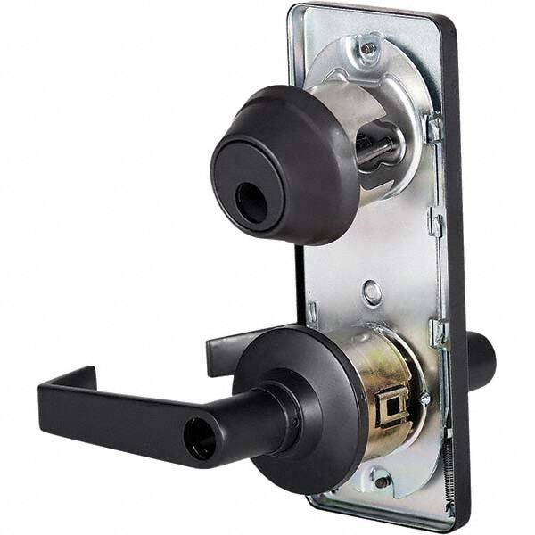 Stanley - Entry Lever Lockset for 1-3/8 to 1-3/4" Thick Doors - Exact Tool & Supply