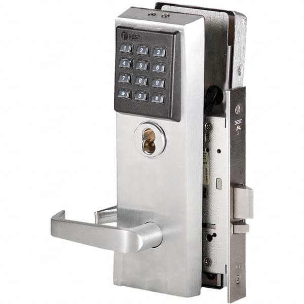Best - Entry Lever Lockset for 1-3/4" Thick Doors - Exact Tool & Supply