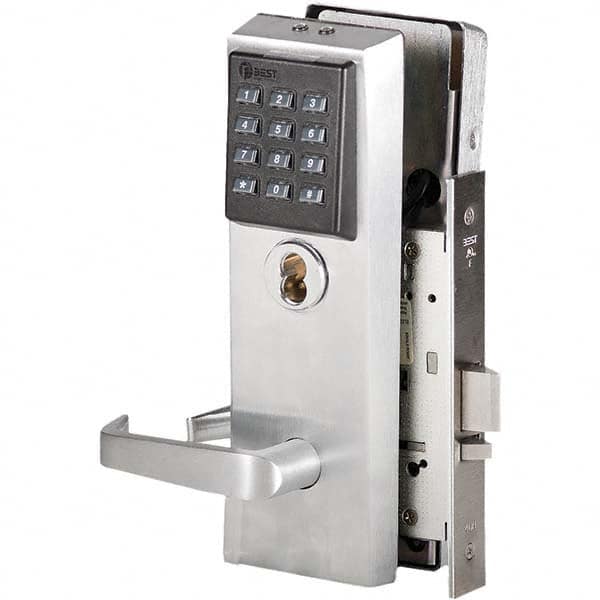 Best - Entry Lever Lockset for 1-3/4" Thick Doors - Exact Tool & Supply