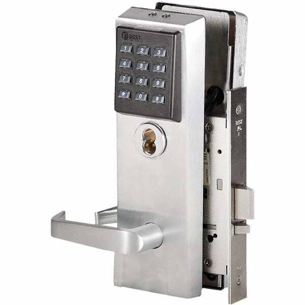 Best - Entry Lever Lockset for 1-3/4" Thick Doors - Exact Tool & Supply