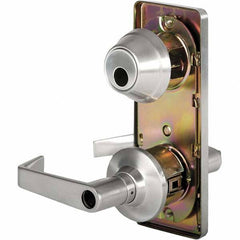 Stanley - Entry Lever Lockset for 1-3/8 to 1-3/4" Thick Doors - Exact Tool & Supply