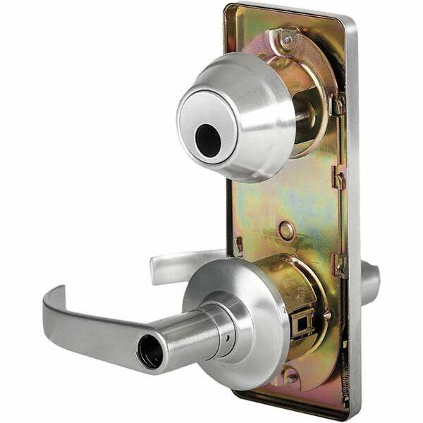 Stanley - Entry Lever Lockset for 1-3/8 to 1-3/4" Thick Doors - Exact Tool & Supply