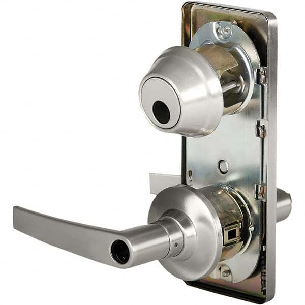 Stanley - Entry Lever Lockset for 1-3/8 to 1-3/4" Thick Doors - Exact Tool & Supply
