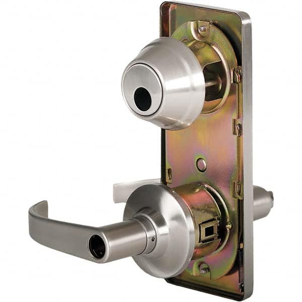 Stanley - Entry Lever Lockset for 1-3/8 to 1-3/4" Thick Doors - Exact Tool & Supply