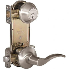 Stanley - Entry Lever Lockset for 1-3/8 to 1-3/4" Thick Doors - Exact Tool & Supply
