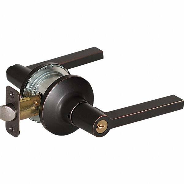 Stanley - Entry Lever Lockset for 1-3/8 to 1-3/4" Thick Doors - Exact Tool & Supply