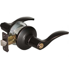 Stanley - Entry Lever Lockset for 1-3/8 to 1-3/4" Thick Doors - Exact Tool & Supply