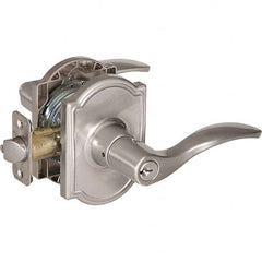 Stanley - Entry Lever Lockset for 1-3/8 to 1-3/4" Thick Doors - Exact Tool & Supply