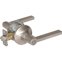 Stanley - Entry Lever Lockset for 1-3/8 to 1-3/4" Thick Doors - Exact Tool & Supply