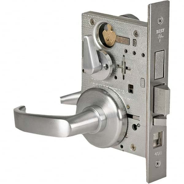 Best - Office Lever Lockset for 1-3/4" Thick Doors - Exact Tool & Supply