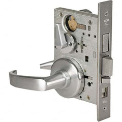 Best - Office Lever Lockset for 1-3/4" Thick Doors - Exact Tool & Supply