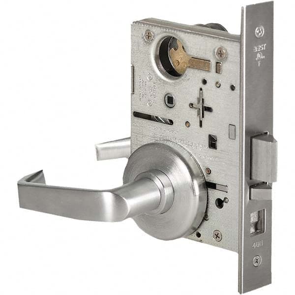 Best - Office Lever Lockset for 1-3/4" Thick Doors - Exact Tool & Supply