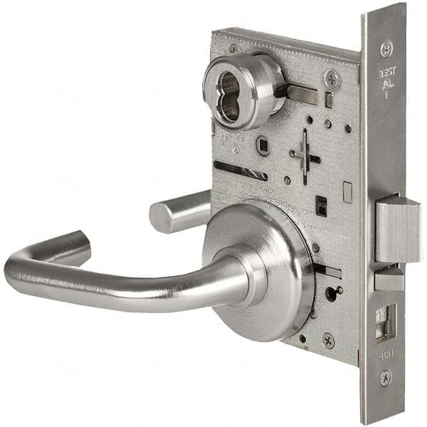 Best - Office Lever Lockset for 1-3/4" Thick Doors - Exact Tool & Supply