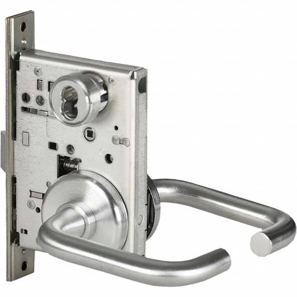Best - Office Lever Lockset for 1-3/4" Thick Doors - Exact Tool & Supply