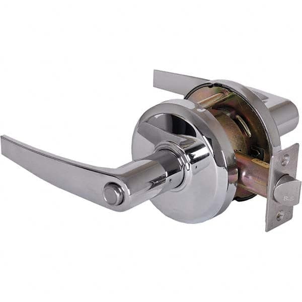 Stanley - Privacy Lever Lockset for 1-3/8 to 2" Thick Doors - Exact Tool & Supply