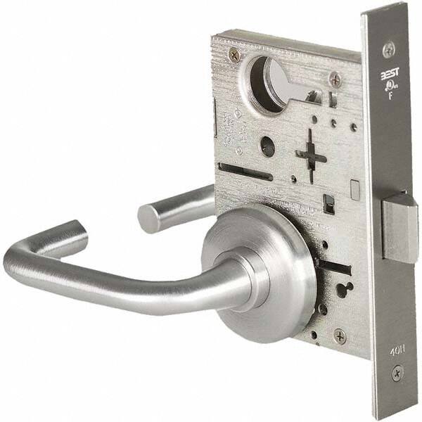 Best - Passage Lever Lockset for 1-3/4" Thick Doors - Exact Tool & Supply