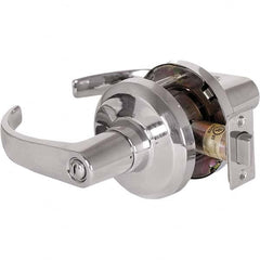 Stanley - Privacy Lever Lockset for 1-3/8 to 2" Thick Doors - Exact Tool & Supply