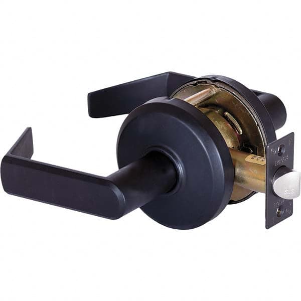Stanley - Privacy Lever Lockset for 1-3/8 to 2" Thick Doors - Exact Tool & Supply