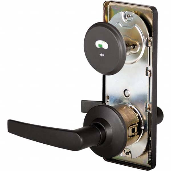 Stanley - Privacy Lever Lockset for 1-3/8 to 1-3/4" Thick Doors - Exact Tool & Supply