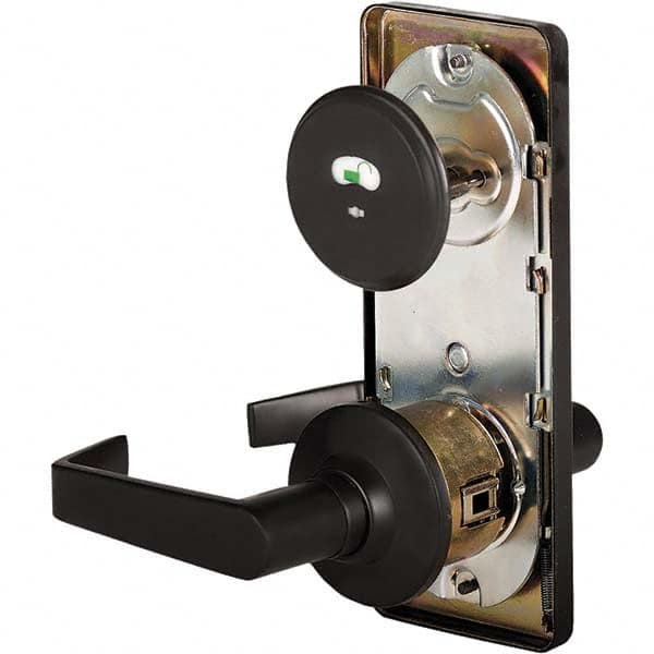 Stanley - Privacy Lever Lockset for 1-3/8 to 1-3/4" Thick Doors - Exact Tool & Supply