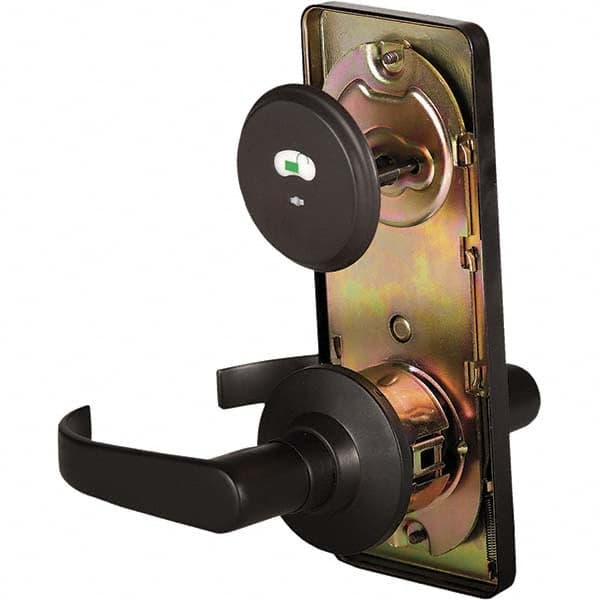 Stanley - Privacy Lever Lockset for 1-3/8 to 1-3/4" Thick Doors - Exact Tool & Supply