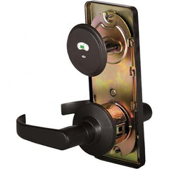 Stanley - Privacy Lever Lockset for 1-3/8 to 1-3/4" Thick Doors - Exact Tool & Supply
