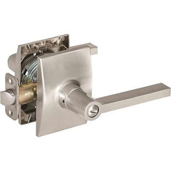 Stanley - Privacy Lever Lockset for 1-3/8 to 1-3/4" Thick Doors - Exact Tool & Supply