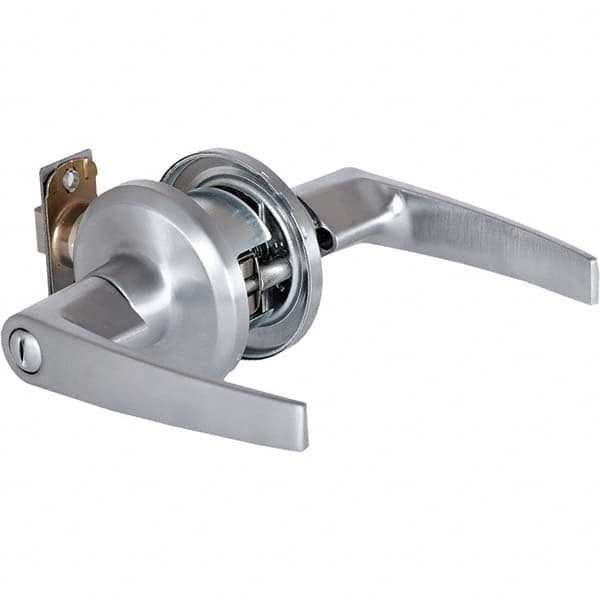 Stanley - Privacy Lever Lockset for 1-3/8 to 1-3/4" Thick Doors - Exact Tool & Supply