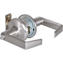 Stanley - Privacy Lever Lockset for 1-3/8 to 1-3/4" Thick Doors - Exact Tool & Supply